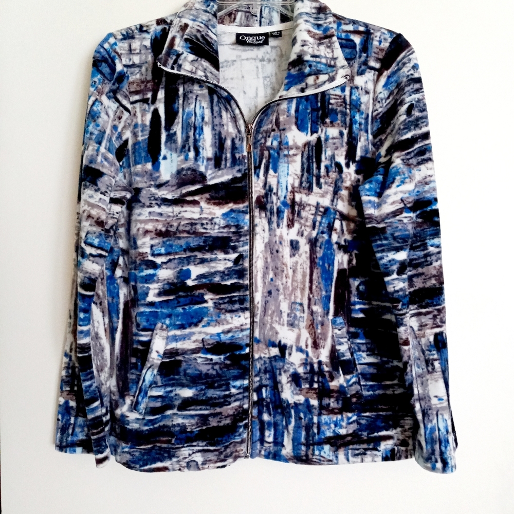 Onque Casual women's full zip fleece size S